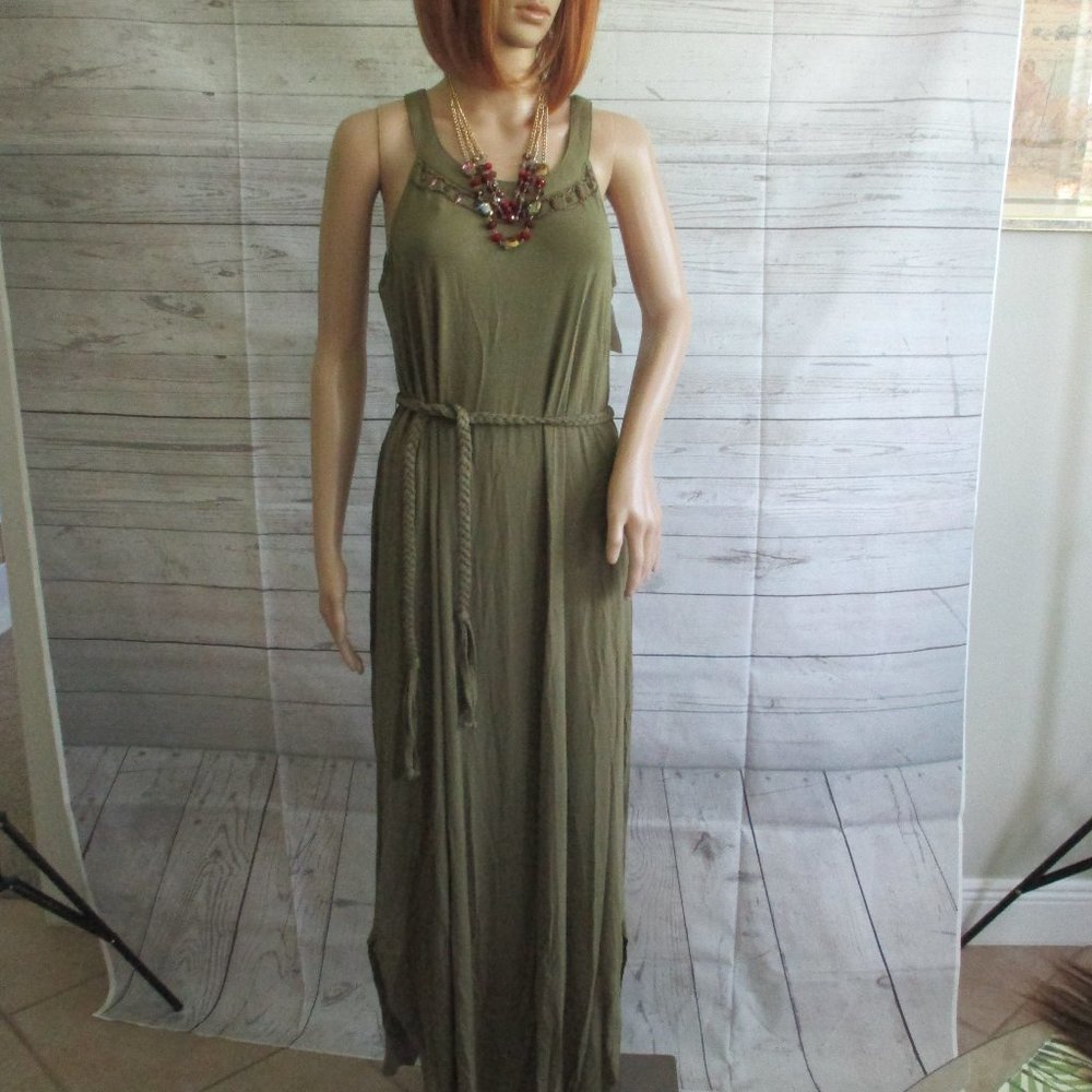 NWT - DEPT 222 knit maxi dress - sz PM - MSRP $60.00